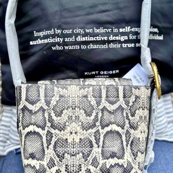 Kurt Geiger London The Chelsea Shoulder Bag Tote NWT - Picture 8 of 11